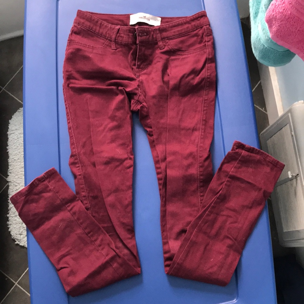 Maroon Pants